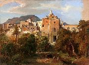 Johann Wilhelm Schirmer Capri mit Blick auf Santa Serafina oil painting